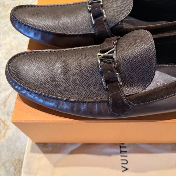 LV Monogram Leather Drivers